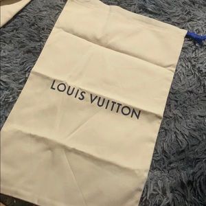 Authentic Louis Vuitton dust bag from Paris